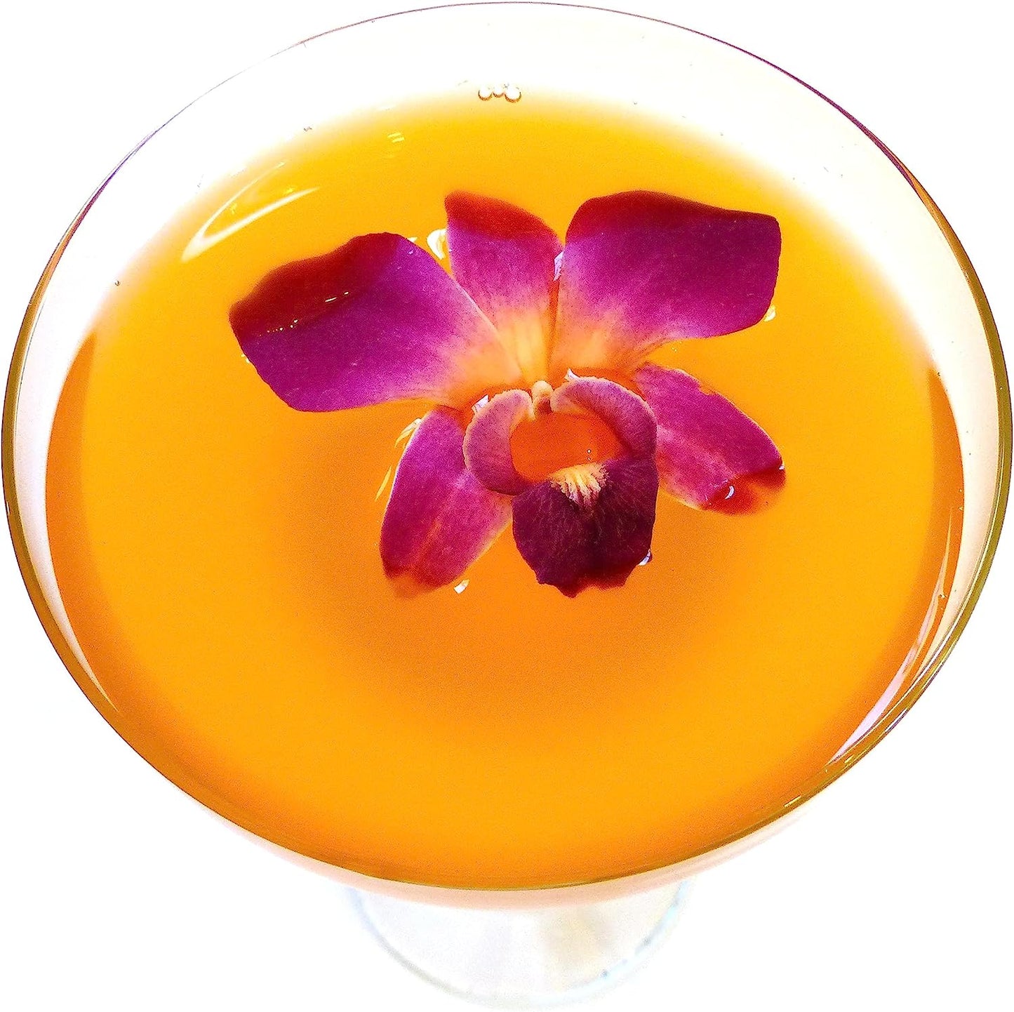 IN STOCK - 100 Orange Fresh Cut Dendrobium Orchid Loose Bloom